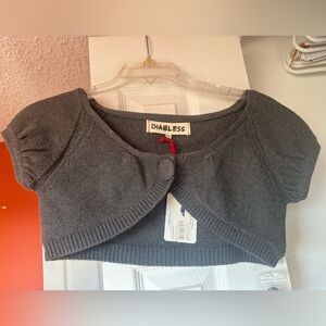 Cropped sweater bolero